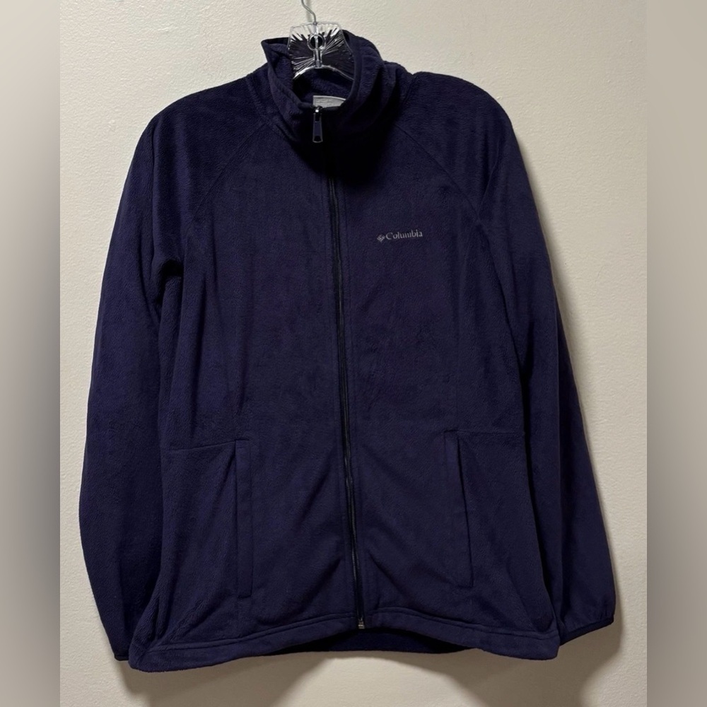 Columbia Full Zip Fleece Jacket Woman’s Size Medium outdoors hiking skiing sport